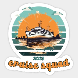 Cruise Squad 2023 Sticker